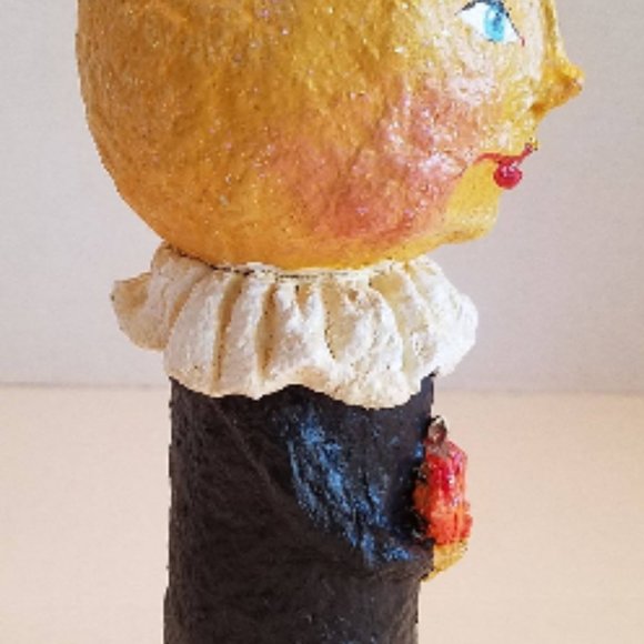 HALLOWEEN PUMPKIN Folk Art Table Center Piece Deco - Picture 9 of 15